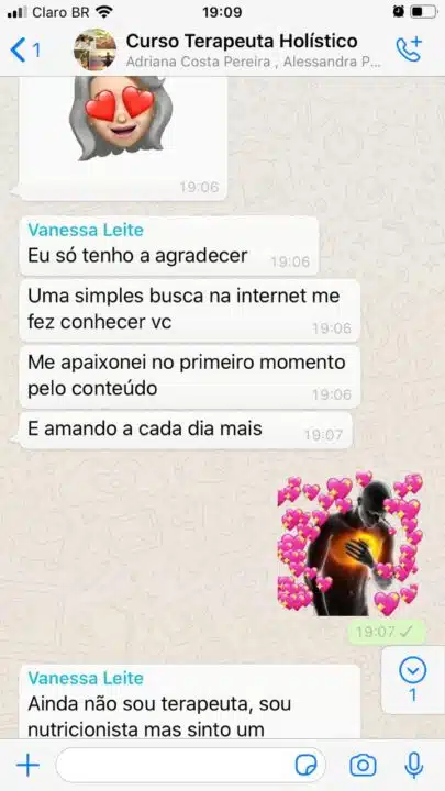 Depoimento de aluno