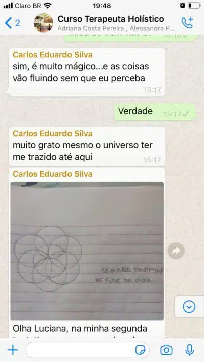 Depoimento de aluno